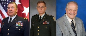 From left: Retired Maj. Gen. Tod Carmony, retired Col. Mark Storer and ...