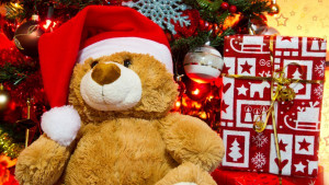 Cute Christmas Teddy Bear Wallpaper,Images,Pictures,Photos,HD ...