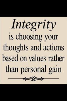 Integrity quotes