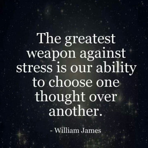 Weapon against stress