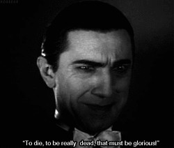 scary gif film quote Black and White movie dark die dead bw vampire ...