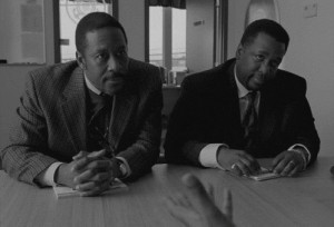 ... gif gifmovie The Wire Black and White tv Lester Freamon Bunk Moreland