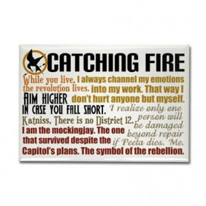 ... fire gifts catching fire magnets catching fire quotes rectangle magnet