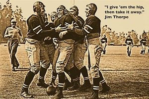 JIM-THORPE-football-great-PHOTO-QUOTE-POSTER-sports-collectors-24X36 ...