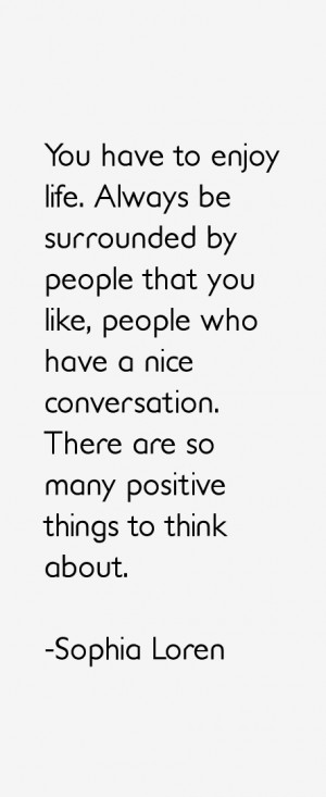 Return To All Sophia Loren Quotes