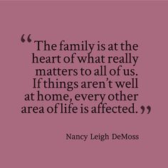 family first over that is where most family first stuff gets pushed to ...