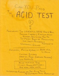 ken kesey handbill at skyline books more 50 watts venere vintage ken ...