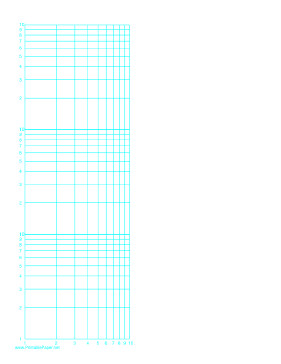 Log Paper With Logarithmic