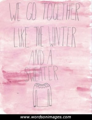 Winter love quotes