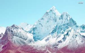 Mountain peaks wallpaper 1680x1050