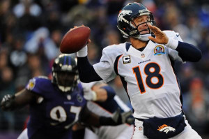 Peyton Manning and the Broncos rolled over the Raves in Baltimore on ...