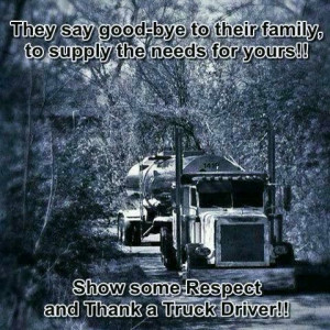 Thank a truck driver! www.onpointtruckeragency.com