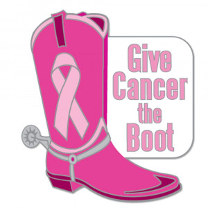 Home > Jewelry Quality Give Cancer The Boot Breast Cancer Awareness ...