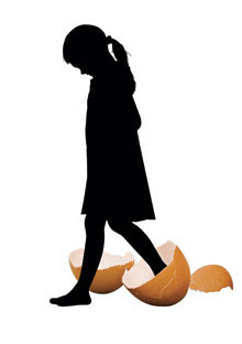 Walking on Eggshells (No More)