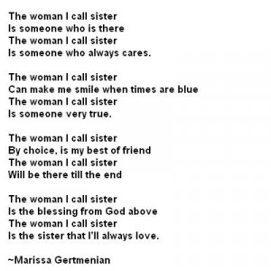 Poems: sister poem from brother or sister