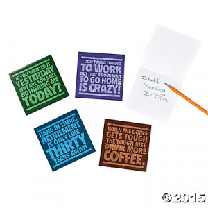 office humor quotes notepads in 12 4310 office humor quotes notepads ...