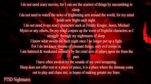 ... , Nightmare Quotes, Ptsd Quotes, Ptsd Nightmare, Ptsd Ocd Anxiety