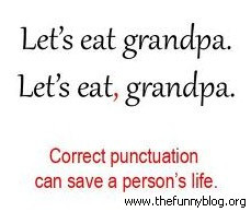 Lets eat grandpa! Lets eat, grandpa!