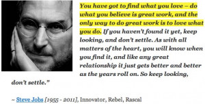 Steve Jobs ,Inspirational Quotes , Pictures, passion, purpose ...