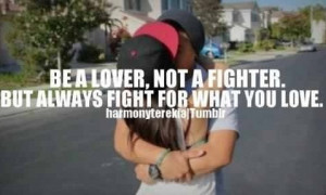 FIGHT for what you love