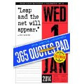 365 Quotes Page-a-Day Notepad and 2014 Calendar Calendar by Workman ...