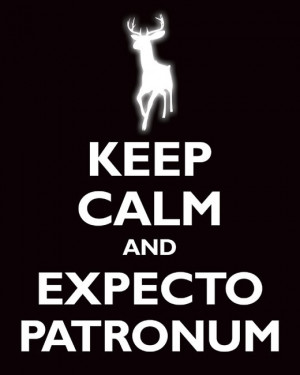 expecto patronum, harry potter, keep calm