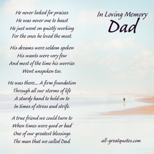 This entry was posted in Memorial Cards - All , Memorial Cards - Dad ...