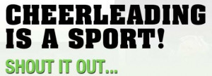 Is Cheerleading a Sport Quotes