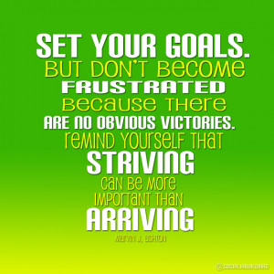 Set Your Goals Quotes