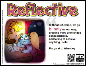 To learn more about being reflective, see the resources below!