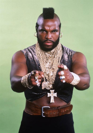 THE A-TEAM -- Season 2 -- Pictured: Mr. T as B.A. Baracus (Photo by ...