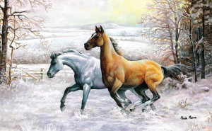 Horse Christmas Cards Pack