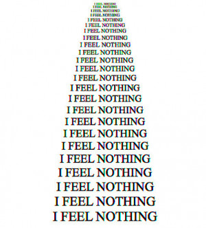 depression, empty, feel, feelings, nothing, quote, repeat, typography ...