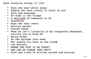 Most Annoying Things In Life