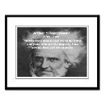 Pessimism / Schopenhauer Large Framed Print