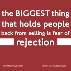 Overcoming Rejection Quotes Fear of rejection
