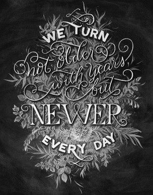 ... Creates Gorgeous Hand-Lettered Chalkboard Art In Her Apartment