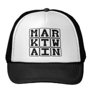 Mark Twain, Author of Tom Sawyer and Huck Finn Trucker Hat