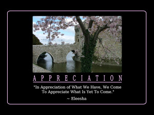 In Appreciation Quotes and Affirmations by Eleesha [www.eleesha.com]