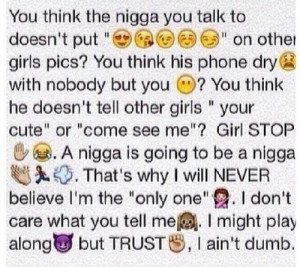 Lmao right niggas be Liking my fb, instagram all the time and females ...