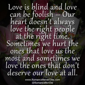 love is blind poem