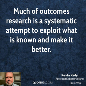 Much of outcomes research is a systematic attempt to exploit what is ...