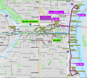 ... of Market Street north to Penn Treaty Park and south to Pier 70