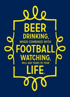 beer and football funny birthday card more football funnies football ...