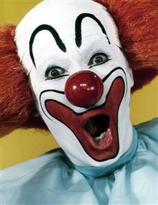 The White Face Clown is your typical circus clown. All exposed skin is ...
