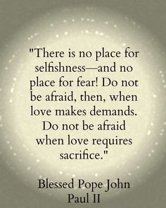 pope st john paul ii on love more saint pope john paul ii on love not ...