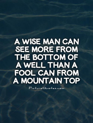 Wise Man On Mountain Top