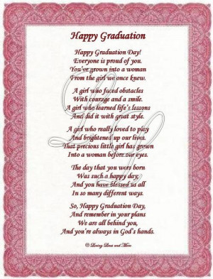 Graduation Poems For Preschoolers