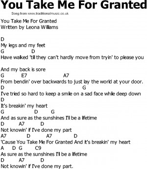 For granted quotes: j...