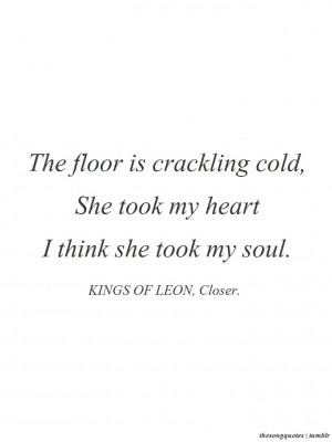 Kings Of Leon, Closer, Only By The Night (album).LISTEN TO AUDIO HERE ...